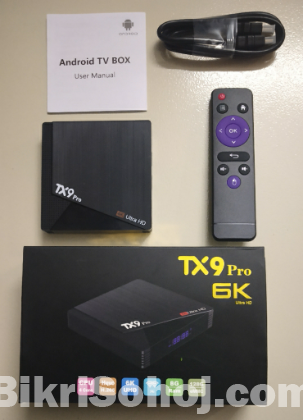 Android TV Box [ Tanix TX9 Pro ] 8GB Ram 128 GB Rom